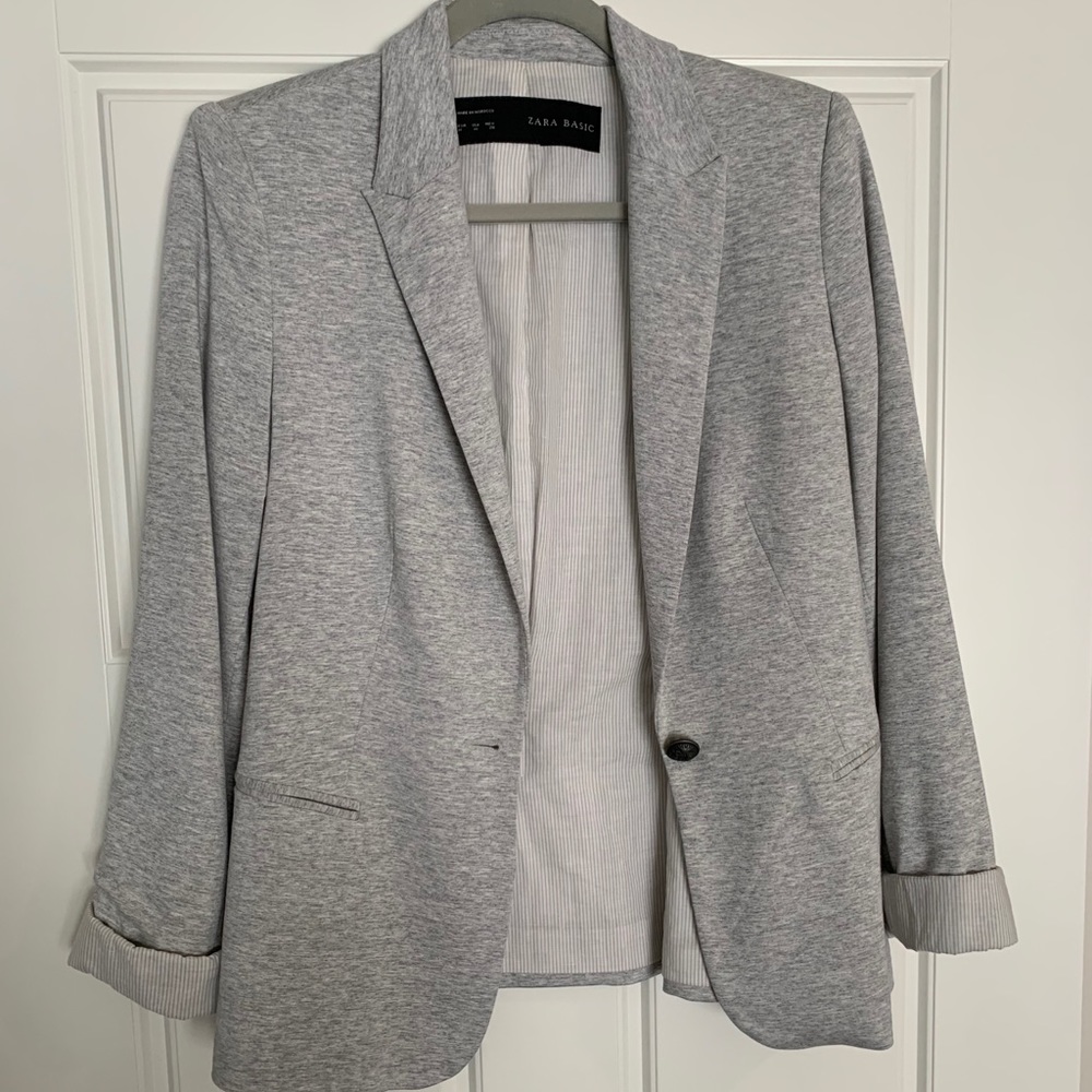 Zara Women’s Blazer in heather grey